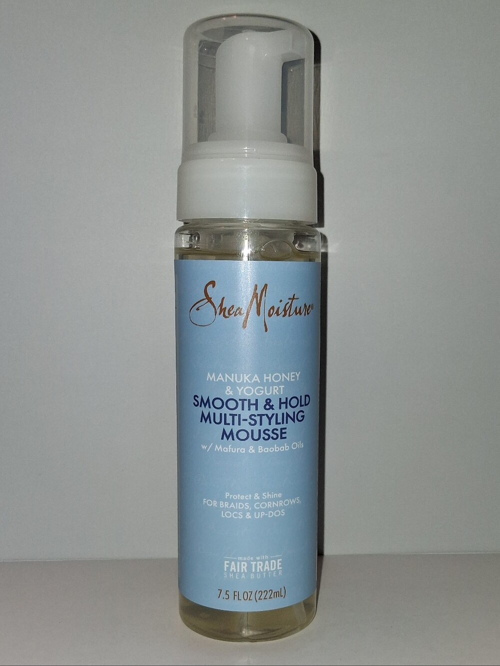Shea Moisture Smooth & Hold Multi-Styling Mousse Manuka Honey & Yogurt